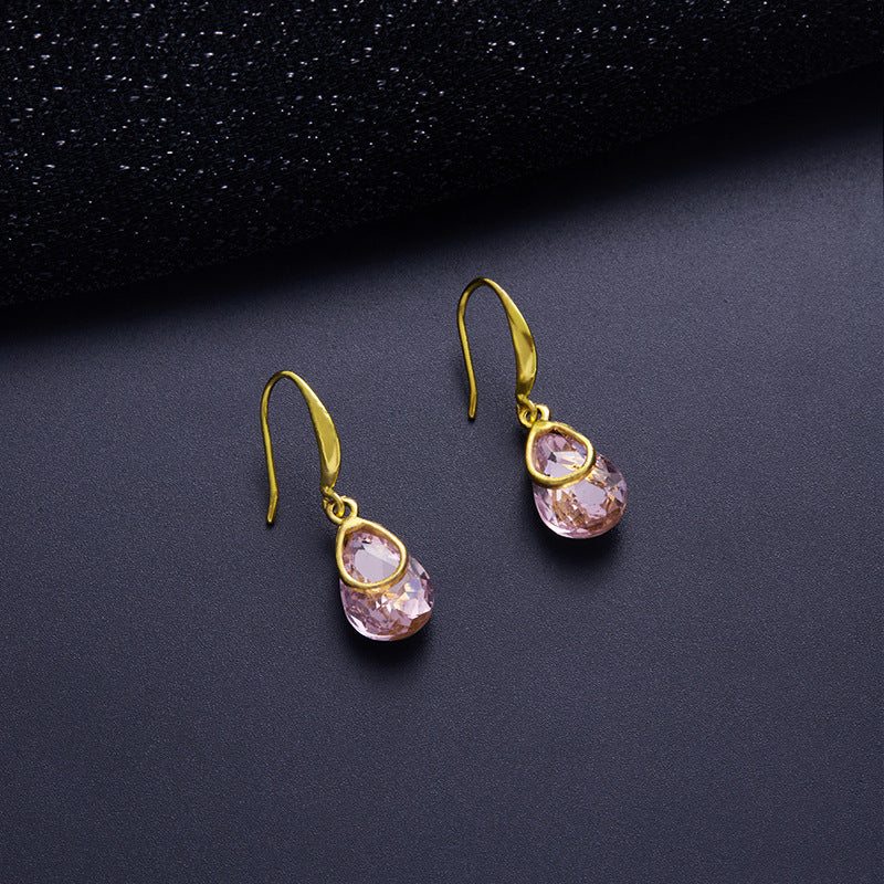 Wholesale Light luxury simple design necklace and earring jewelry set